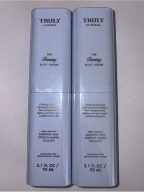 TRULY Clinical The Firming Body Serum Set of 2 Sealed- Fragrance Free